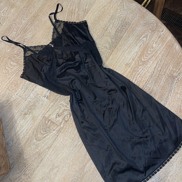 Ashley Taylor Other - Vintage Black Lace Slip, Ashley Taylor, Nylon, 38